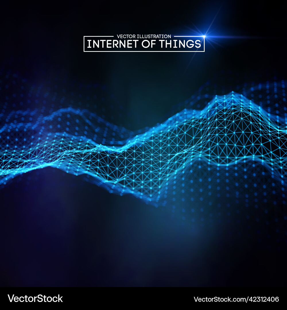 Internet der Dinge Hintergrund iot-Technologie Internet der Dinge Hintergrund iot-Technologie vektorbild