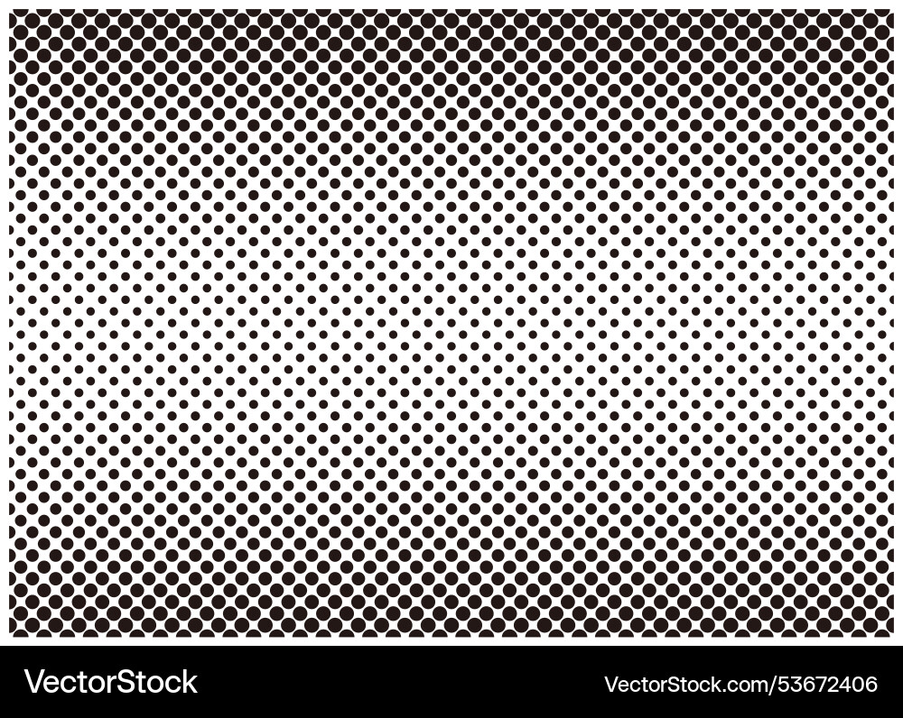 Monochrome Halftone Pattern Background vector image