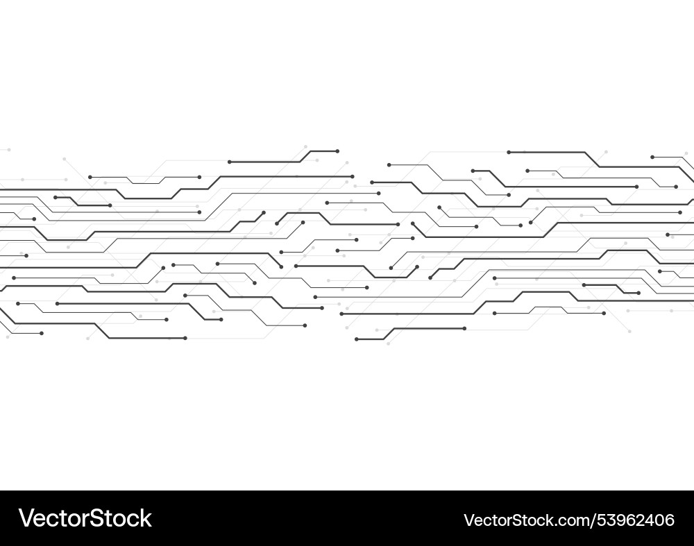 Tech Circuit Background vector image