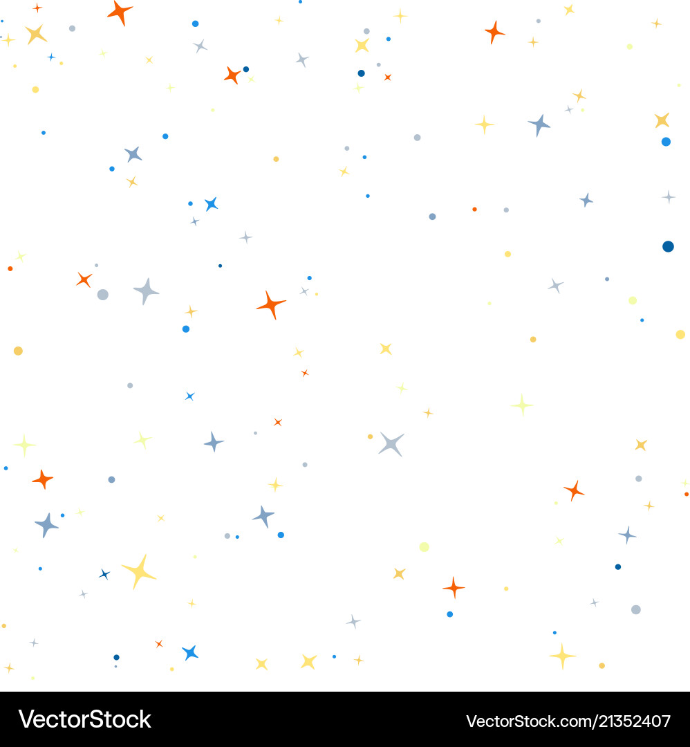 Abstract colorful star white pattern image Abstract colorful star white pattern image vector image