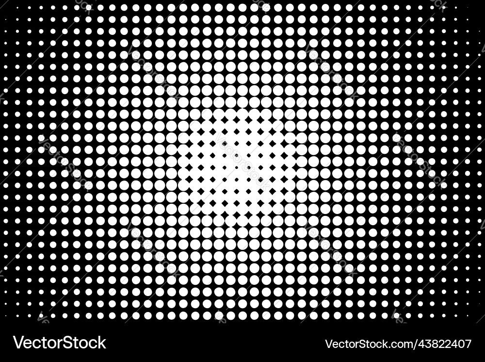 Abstract Halftone Pattern vector image
