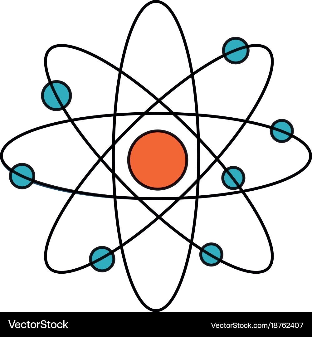 Atom icon image vector image