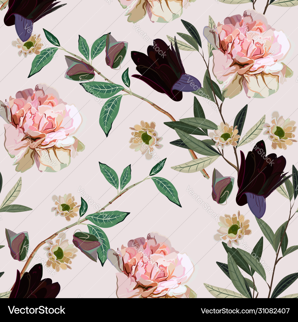 Bouquet zarte rosa und lila Blumen Bouquet zarte rosa und lila Blumen vektorbild