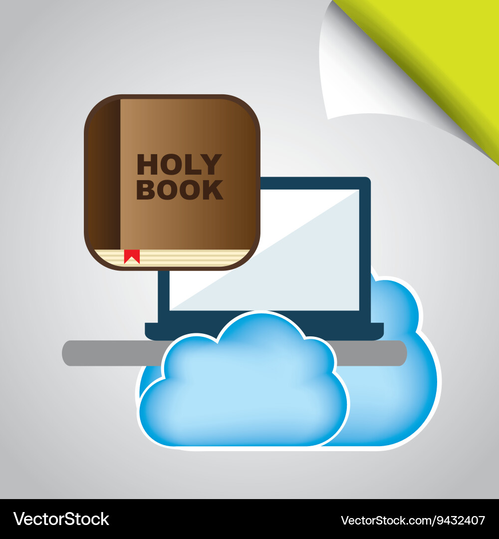 Cloud computing design Vector Image