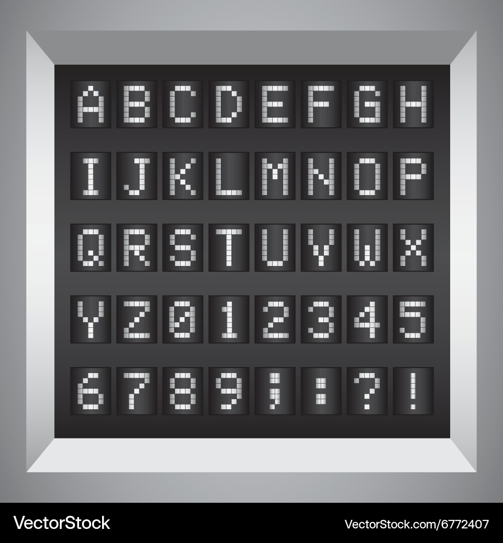 Codes and digits vector image