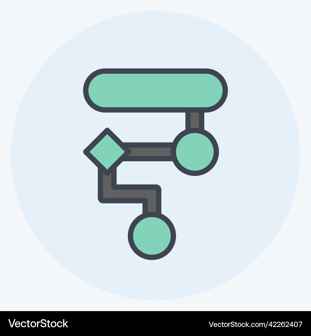 Icon design algorithm suitable for data analytics Icon design algorithm suitable for data analytics vector image