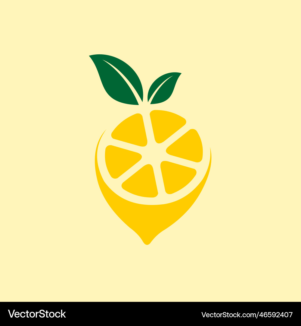 Lemons icon logo simple Lemons icon logo simple vector image