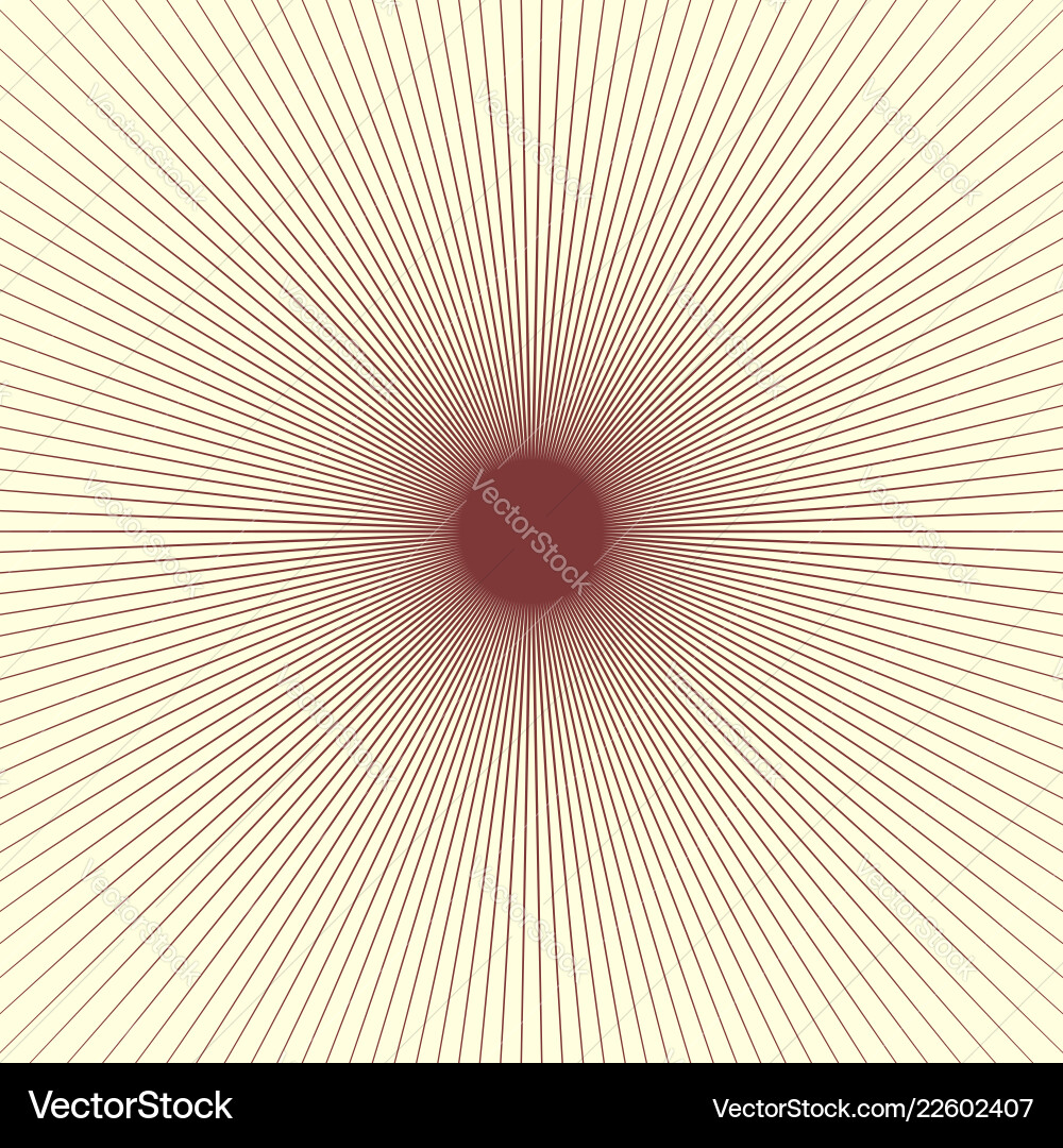 Radial thin lines burst element starburst Vector Image