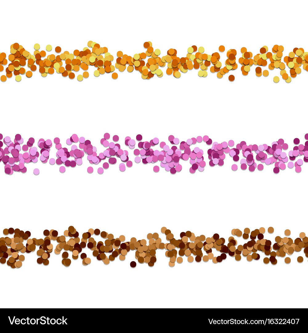 Seamless random dot pattern paragraph divider vector image