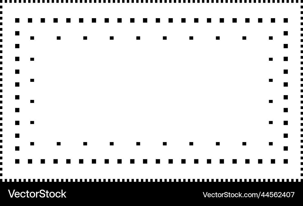 Tracing rectangle shape lines element Tracing rectangle shape lines element vector image