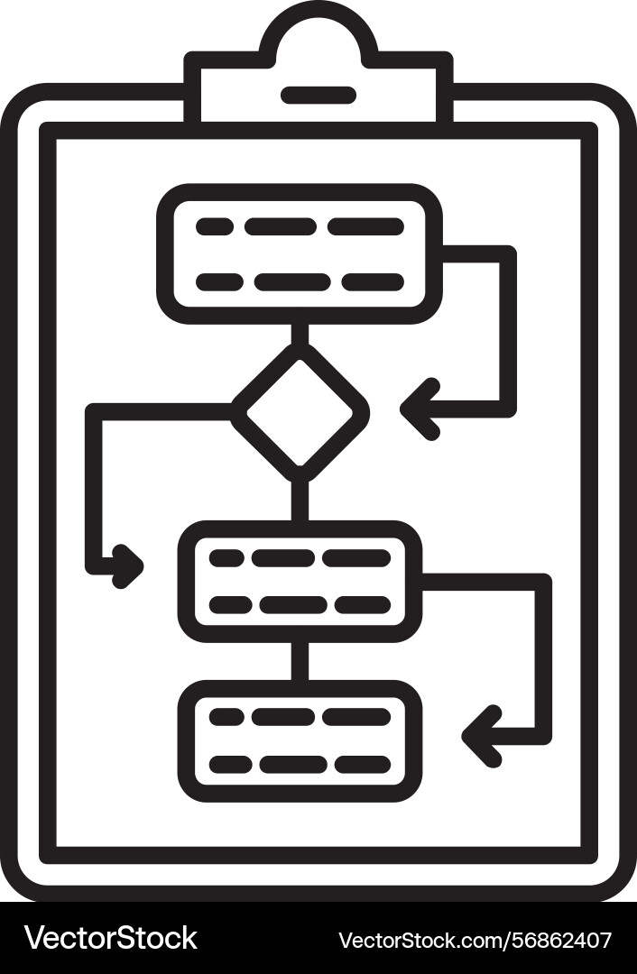 Workflow icon Vector Image