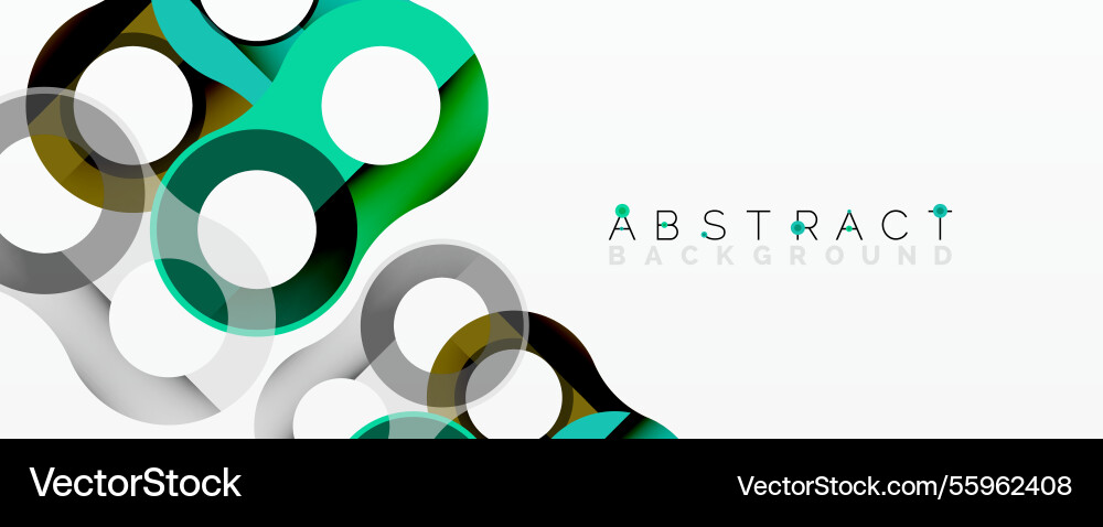 Abstract geometric pattern with interlocking Vector Image