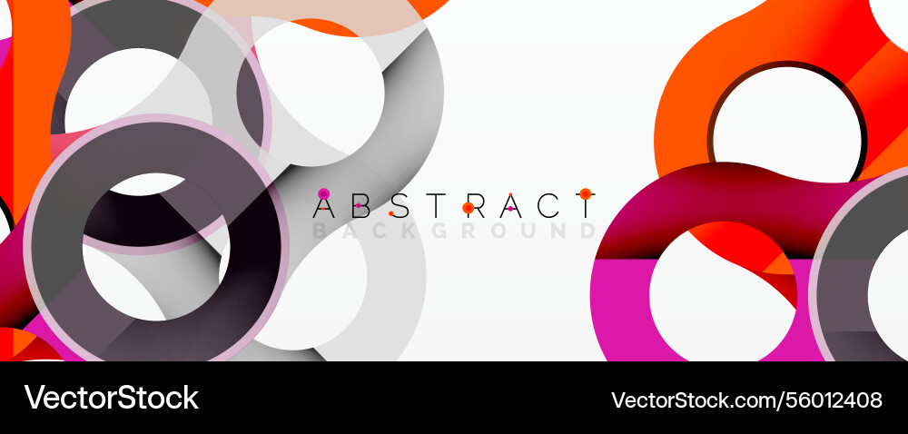 Abstract geometric pattern with interlocking Vector Image