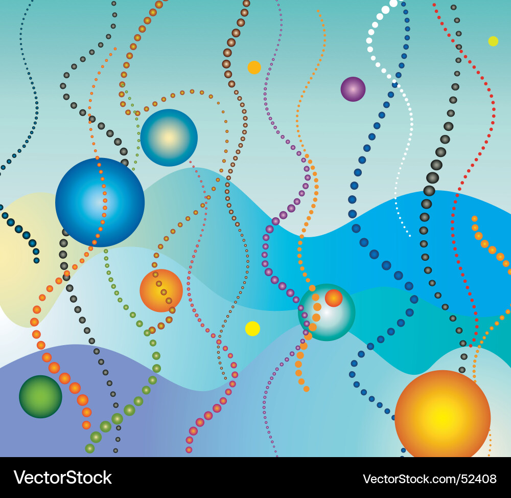 Dotpaths two vector image
