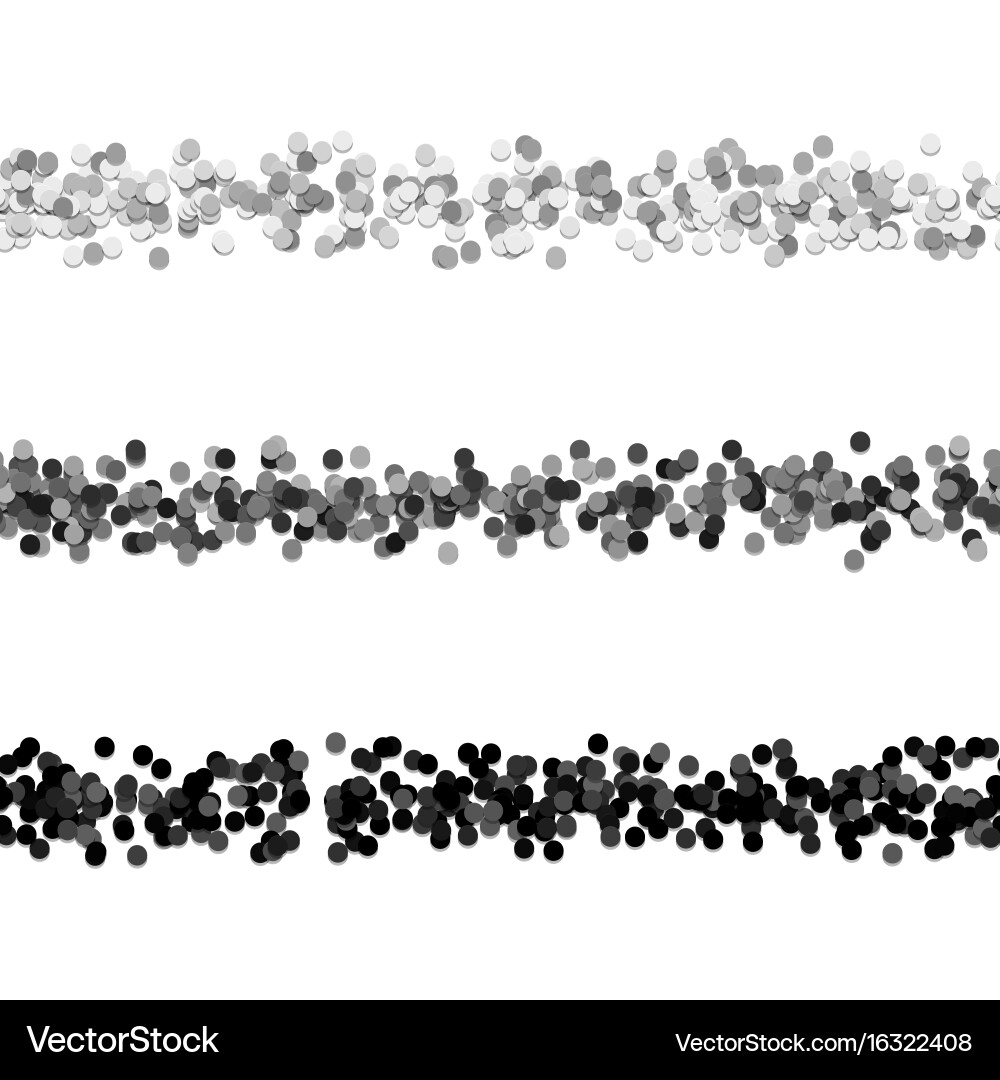 Kreis Muster Webpage Separator Linie Design Set vektorbild