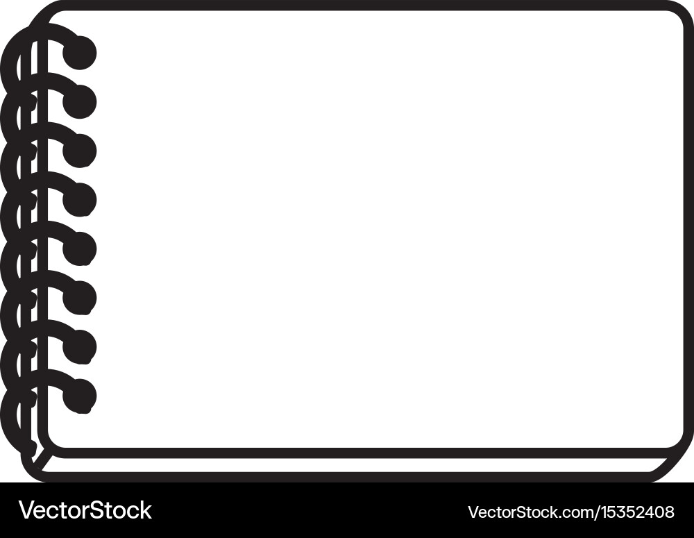 Notebook icon image vector image