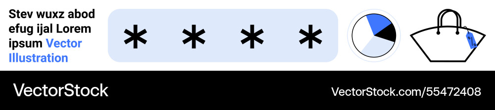Sicheres Passwort-Eingabedatenanalysekonzept Sicheres Passwort-Eingabedatenanalysekonzept vektorbild