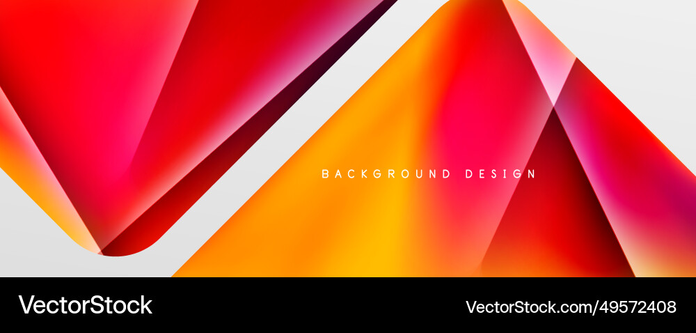 Triangle fluid color gradient abstract background Triangle fluid color gradient abstract background Vector Image