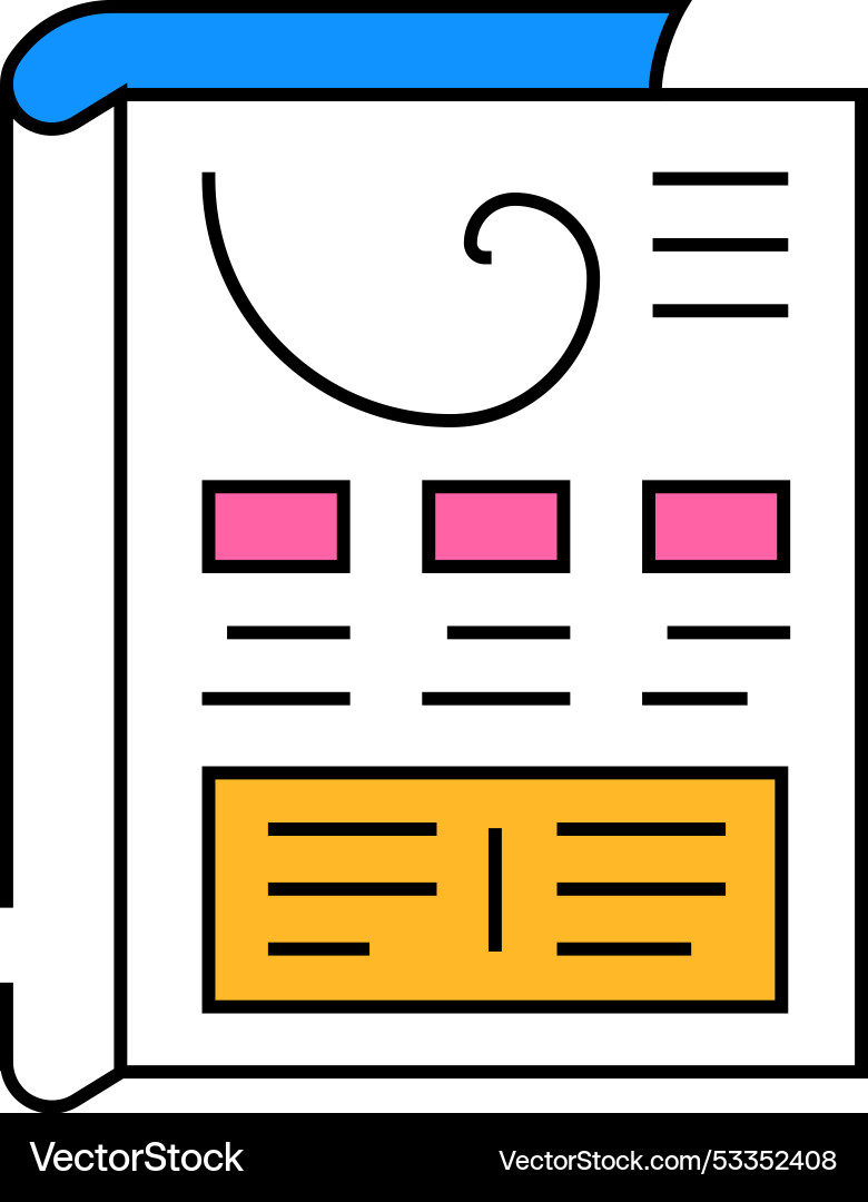Wizard of oz testing ux ui icon color Vector Image