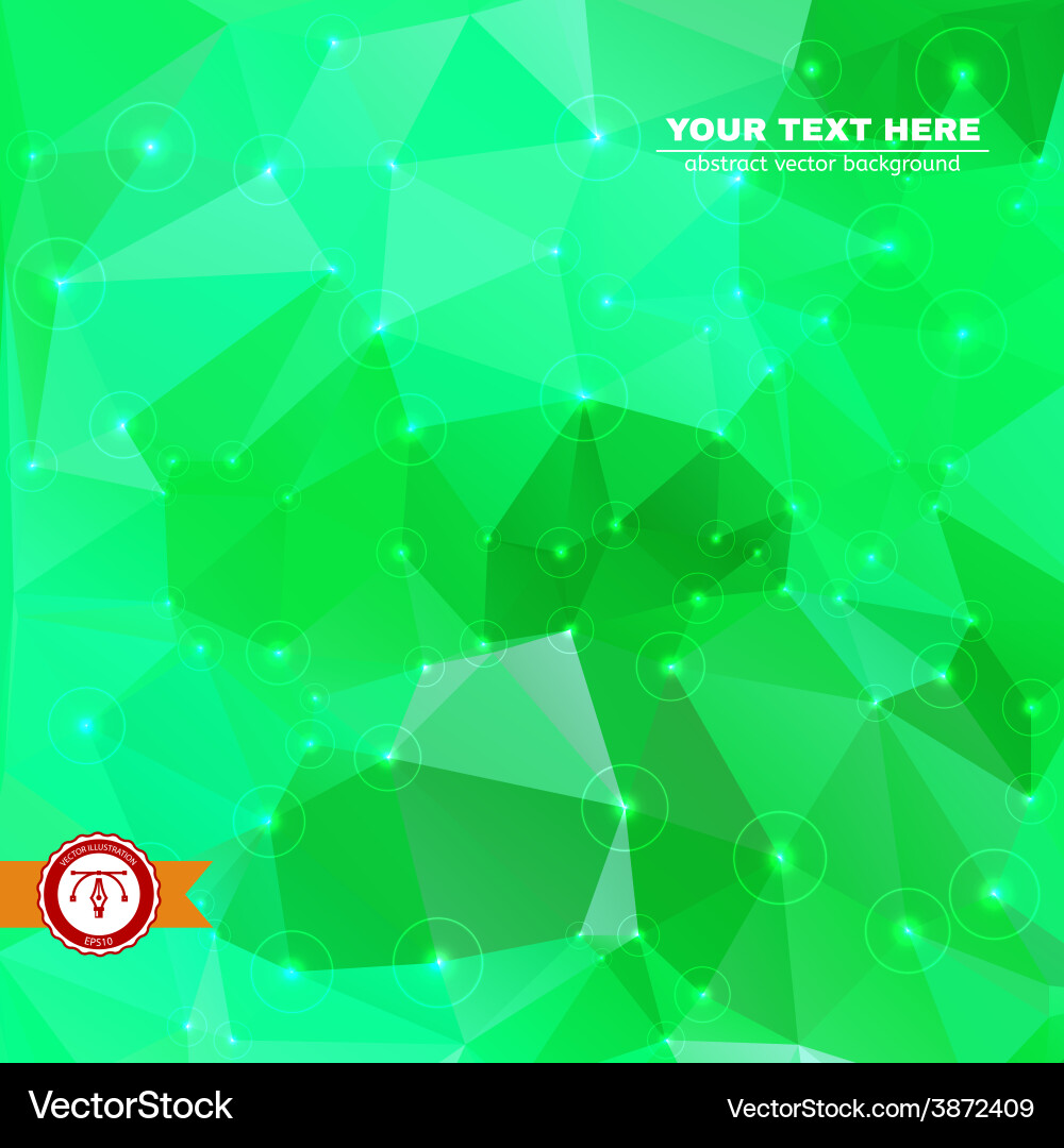 Abstract colorful triangles background vector image