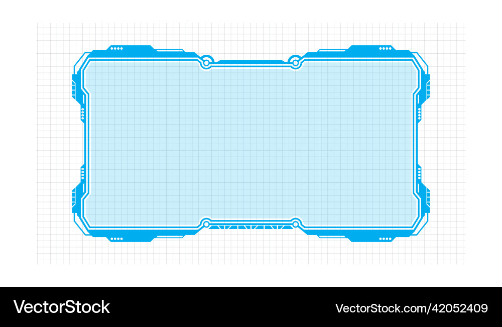 Abstract futuristic background of hud ui display Abstract futuristic background of hud ui display vector image