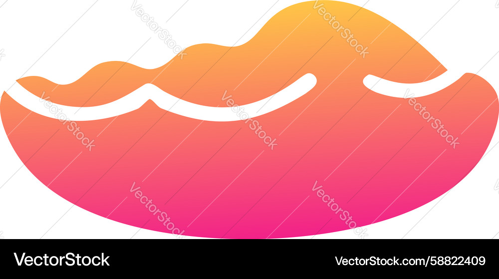 Dynamic Wavy Gradient Shape Vector Image