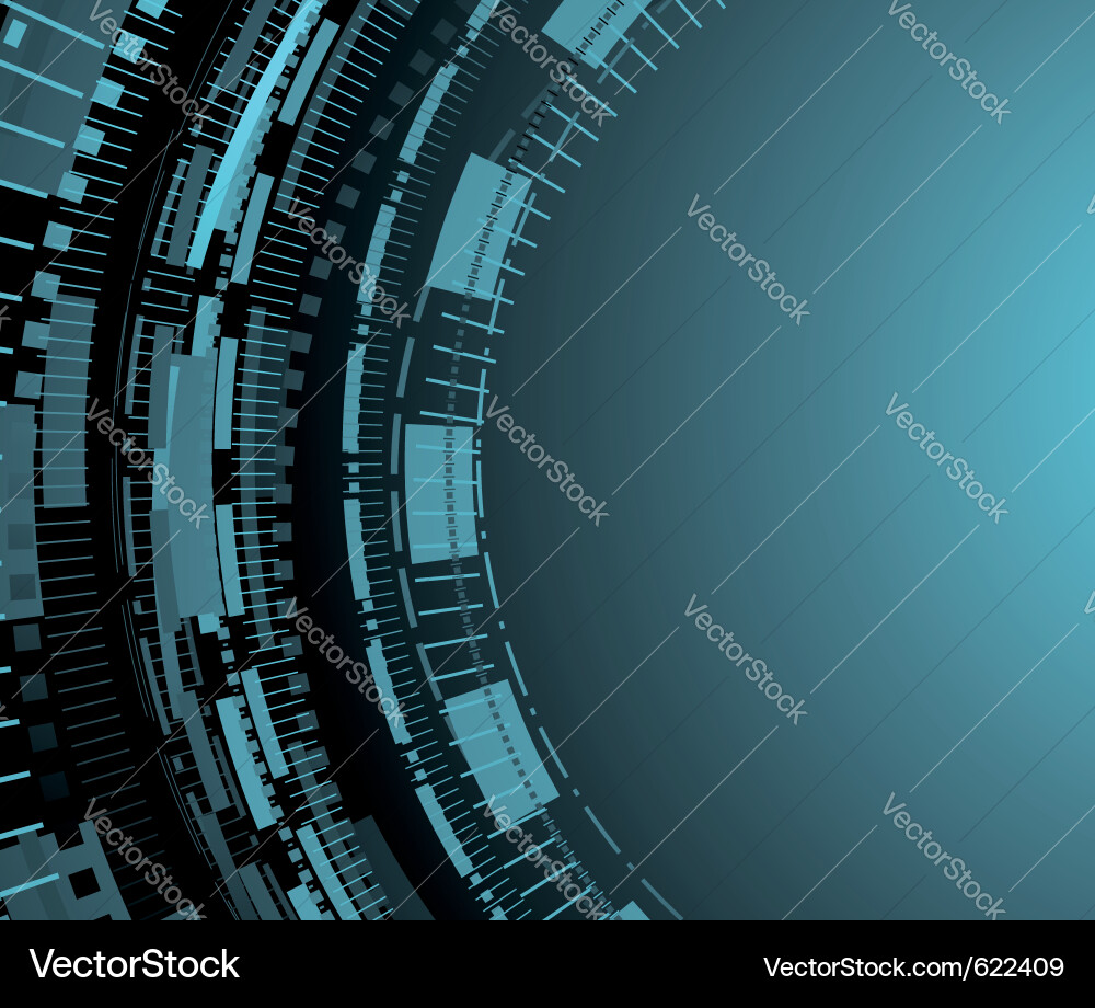 Modern Tech Gradient Background vector image