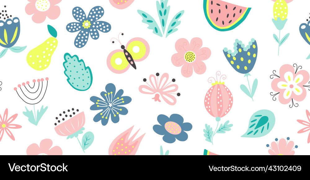 Seamless summer patternmodern abstract background Seamless summer patternmodern abstract background vector image