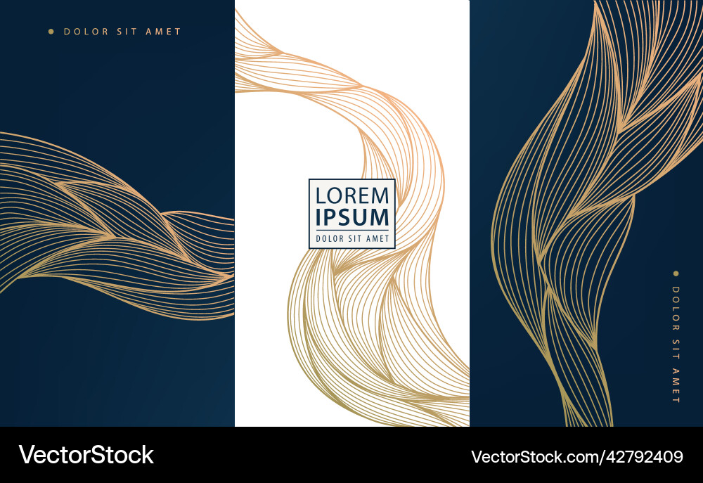 Set of collection design elements labels Set of collection design elements labels vector image