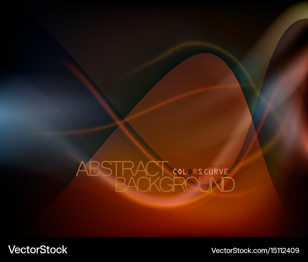 Transparent abstract colors curve scene Vector Image