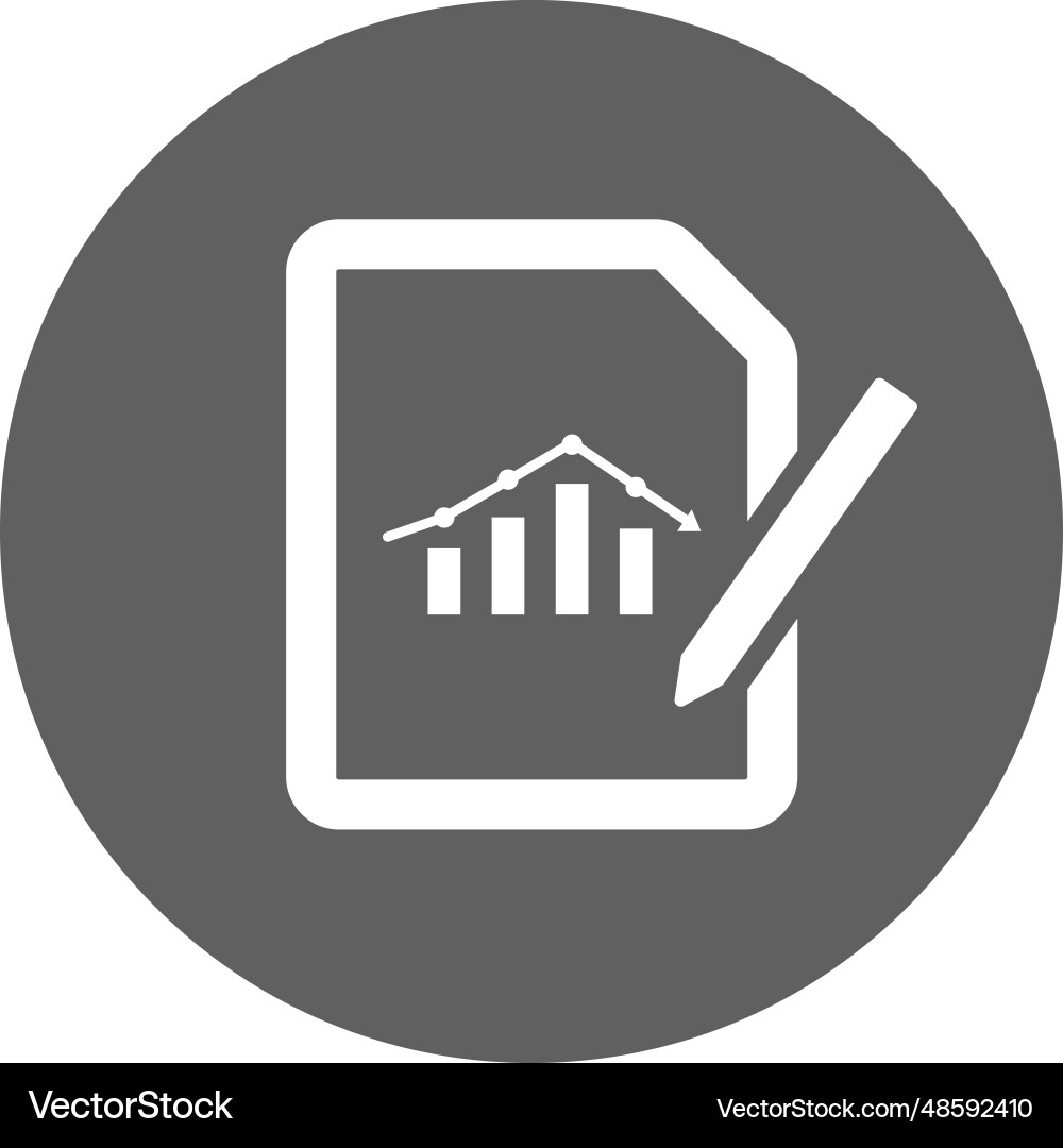 Create chart icon Vector Image
