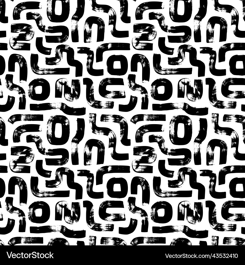 Geometric seamless pattern in retro style Geometric seamless pattern in retro style vector image