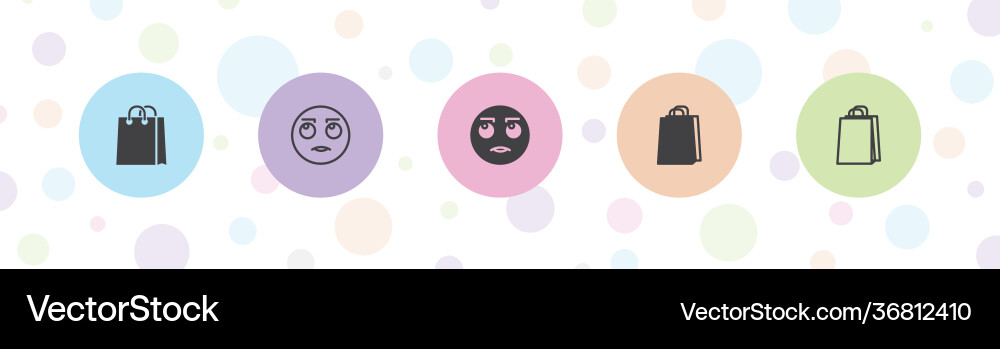 Rendering icons Vector Image