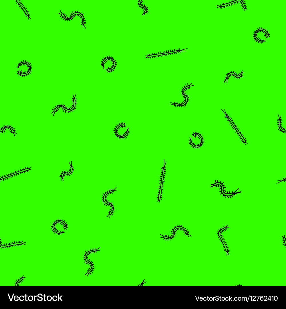 Seamless pattern with insects Vector Image