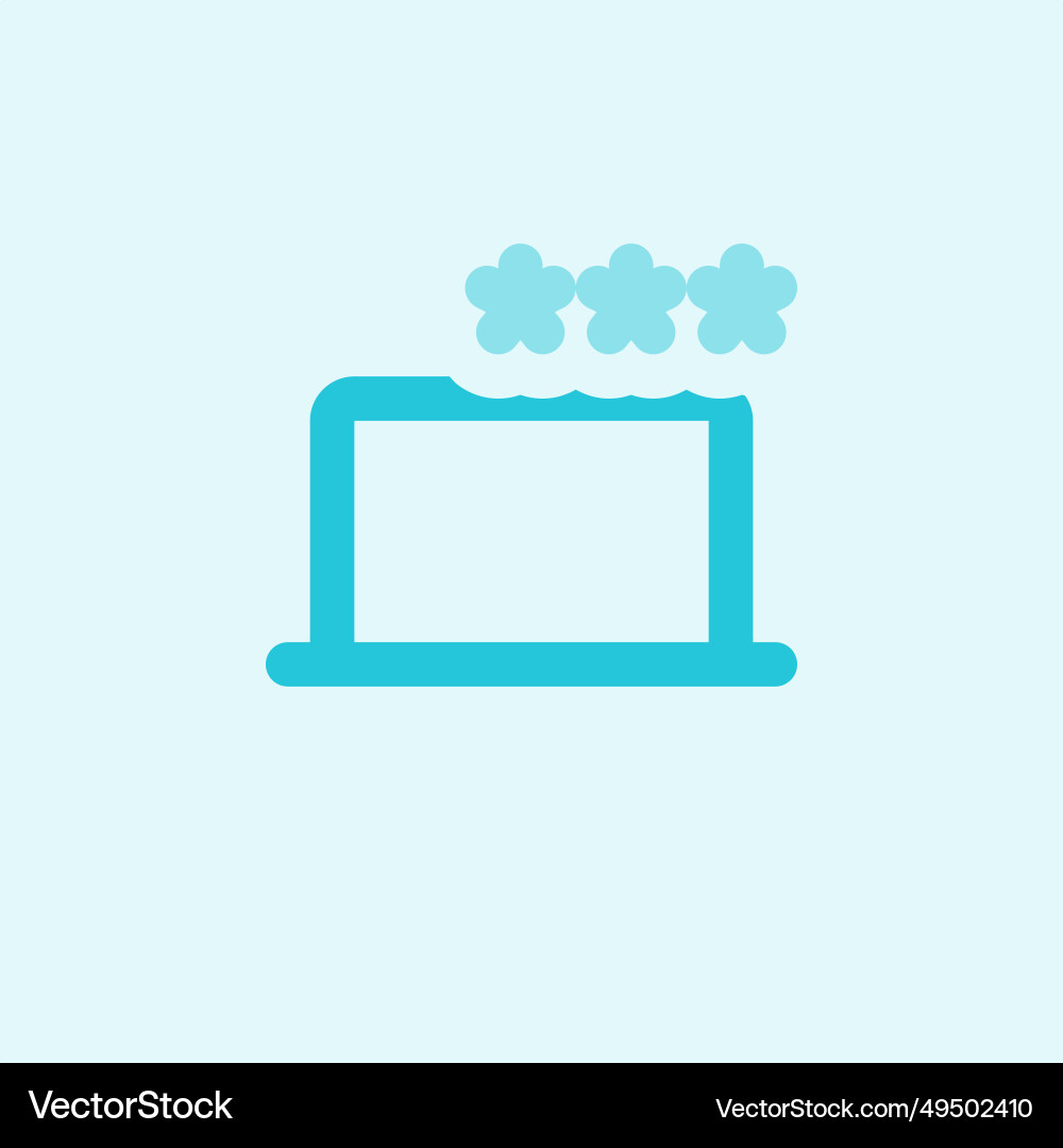 Utilizing password to prevent unauthorized access Vector Image