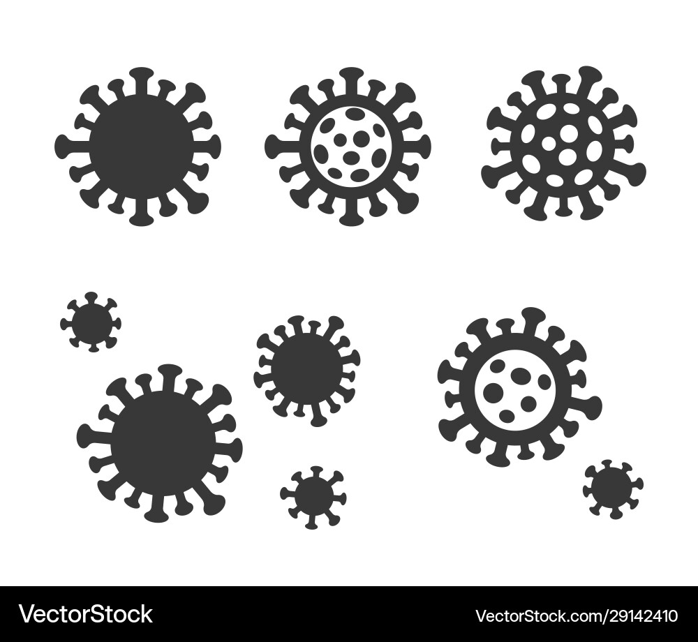 Virus icon on a white background vector image