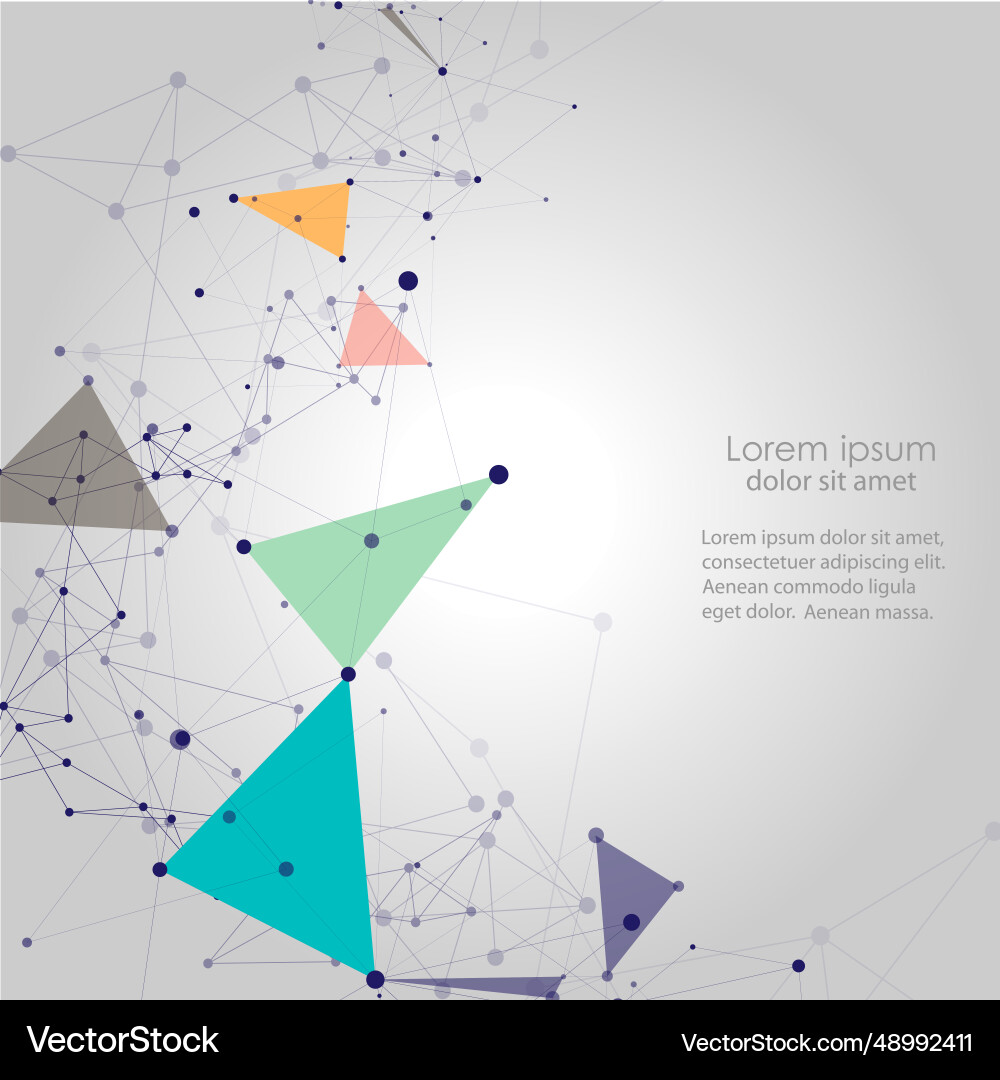 Abstract Network Connection vector image