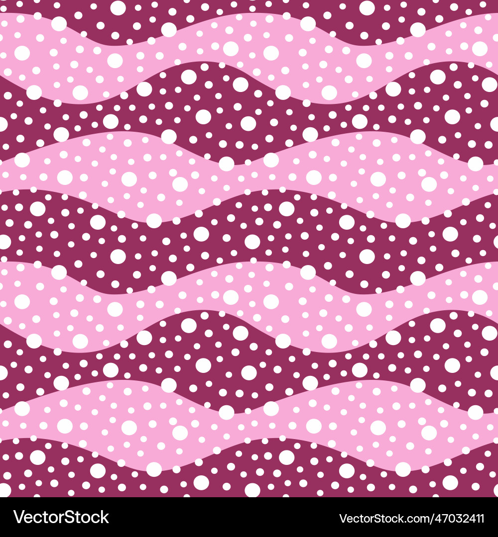 Abstract seamless pattern with waves Vector Image