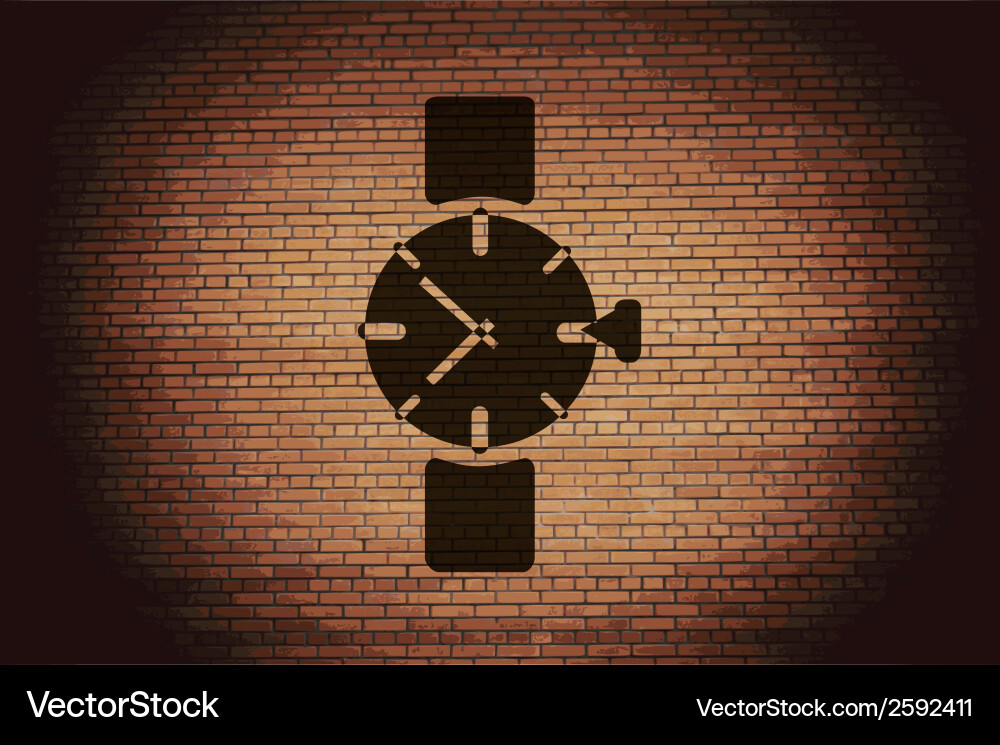 Watchclock flat modern web button and space Vector Image