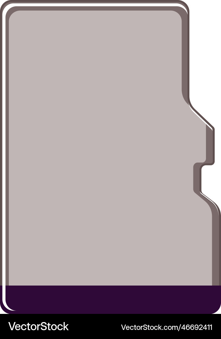 Web memory card cartoon Web memory card cartoon Vector Image