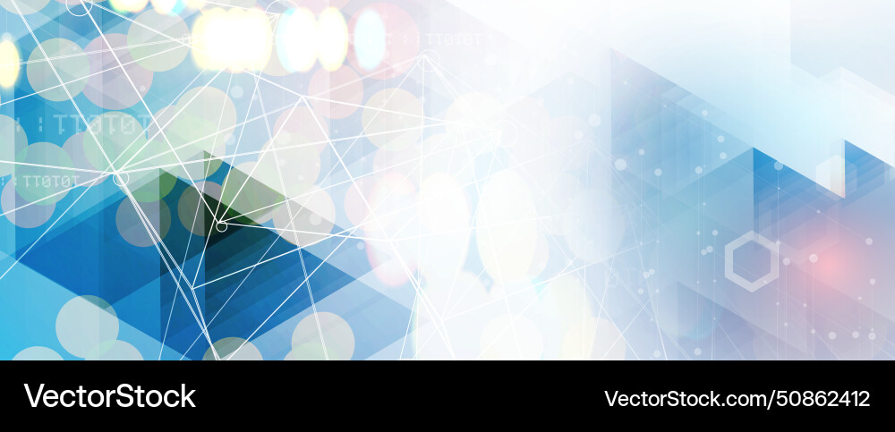 Abstract artificial intelligence cloud computing Vector Image