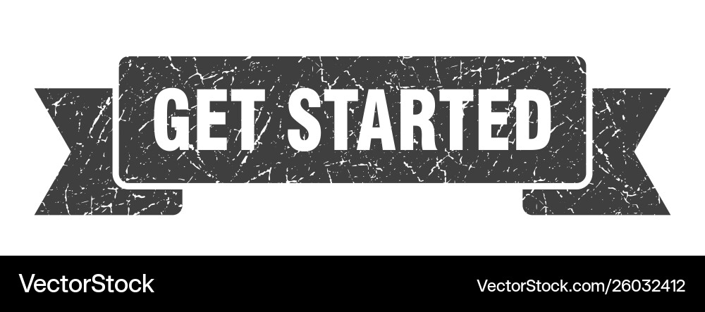 Get started Vector Image