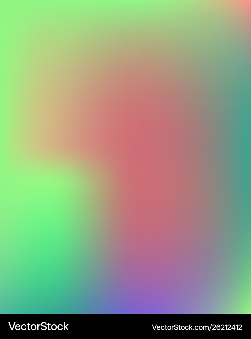 Gradient mesh painted in different colors vector image