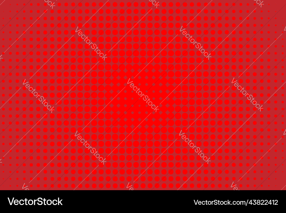 Red Halftone Pattern Background Vector Image