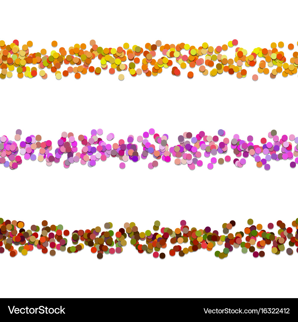 Repeatable dot pattern page divider line design Vector Image