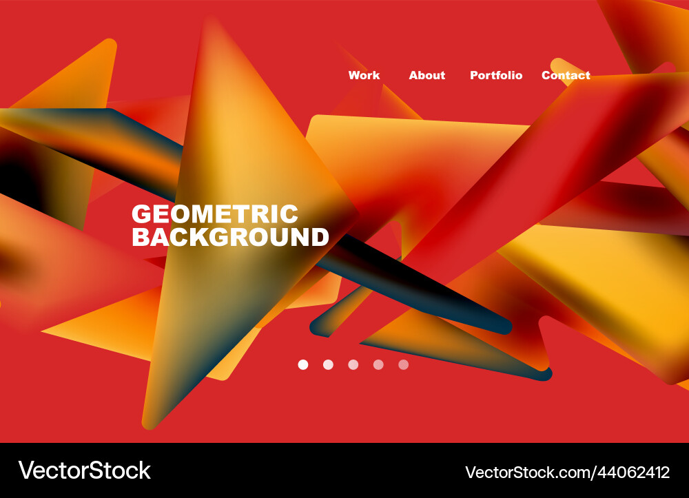 Shards shape composition abstract background web Vector Image