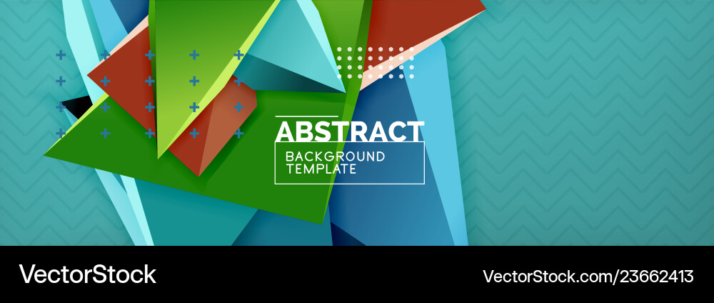 3d triangular shapes abstract background 3d triangular shapes abstract background vector image