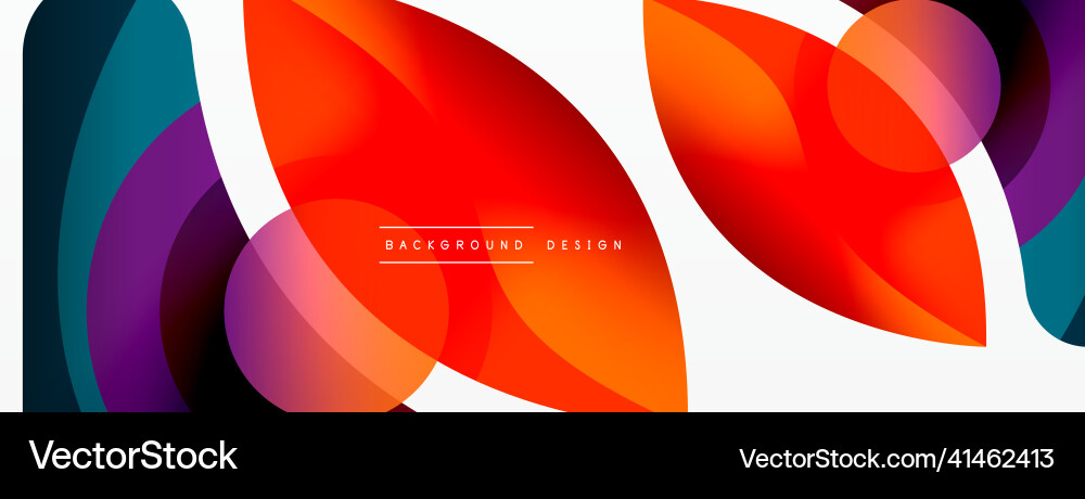 Abstract background with color geometric shapes Abstract background with color geometric shapes Vector Image