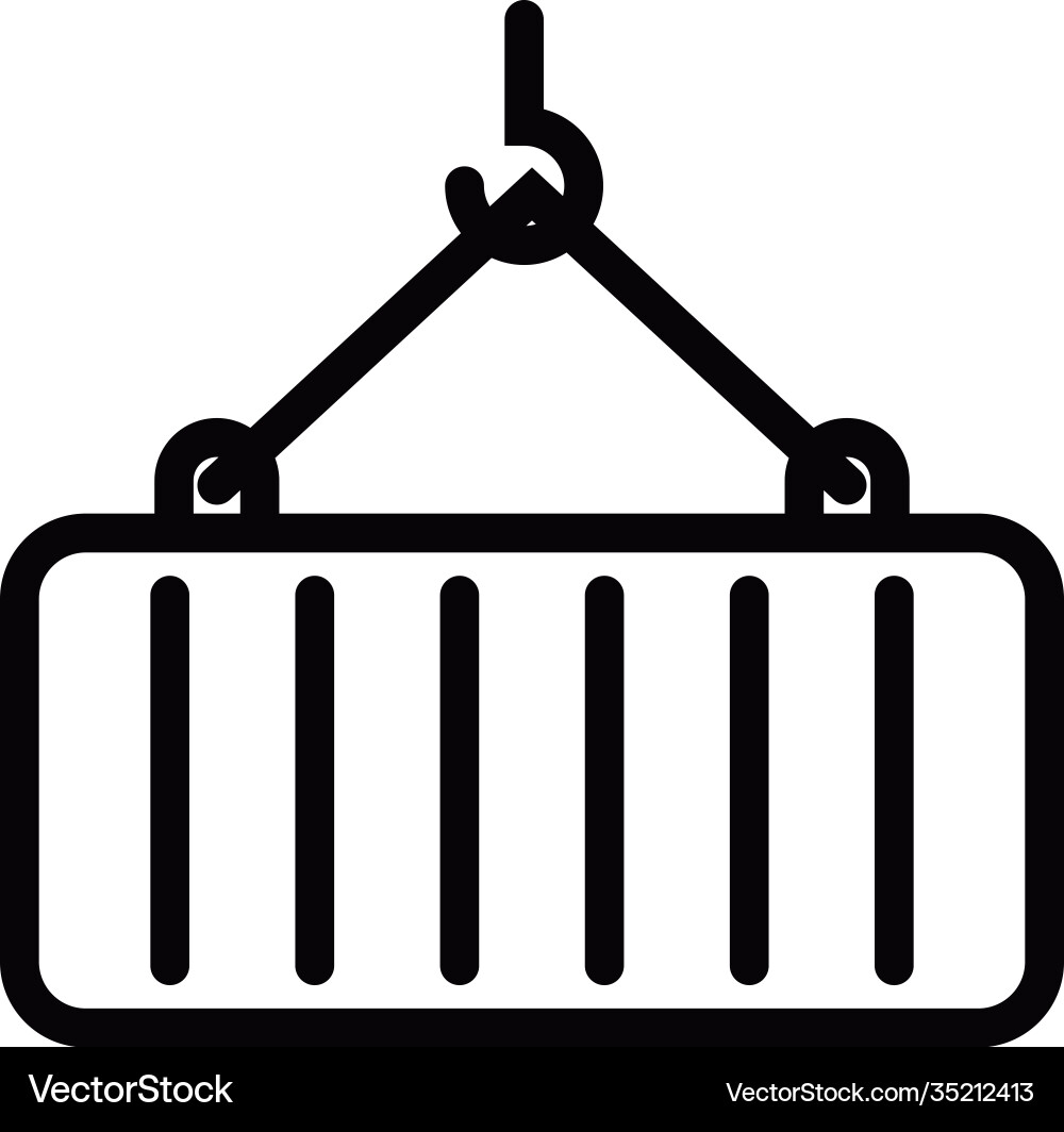 Container icon design template isolated Vector Image