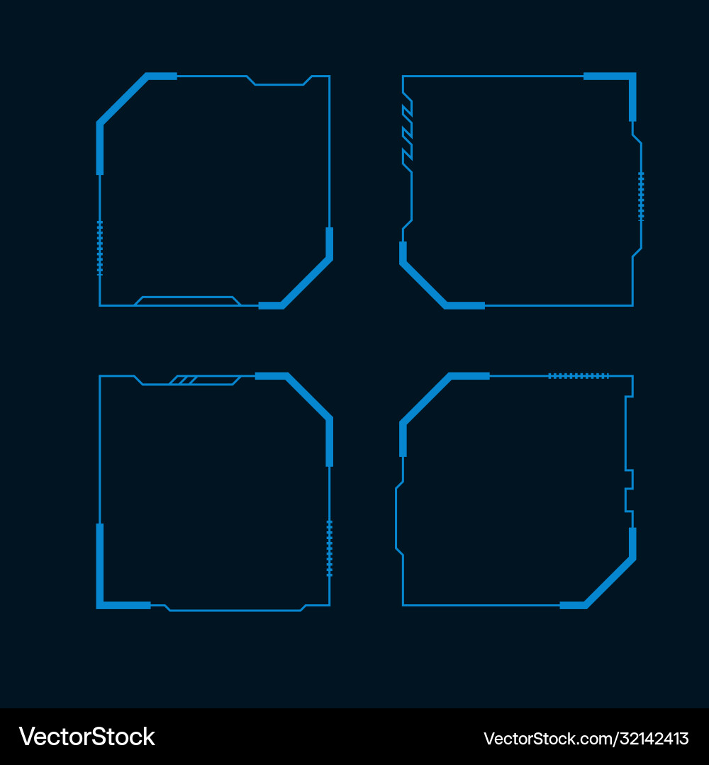 Futuristic user interface Futuristic user interface vector image
